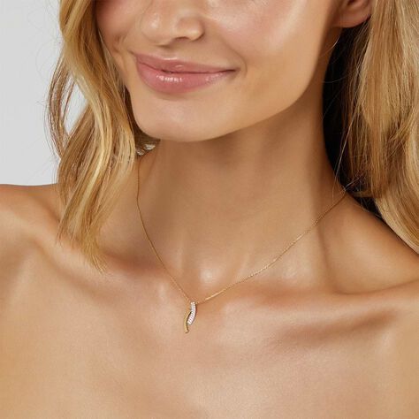 Collana Claire Oro Giallo Cubic Zirconia - Collane Donna | Stroili