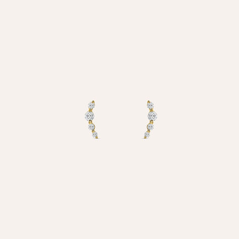 Orecchini Lobo Diamade Glam Oro Giallo Diamante Lab-Grown - Orecchini a Lobo Donna | Stroili