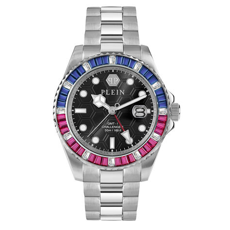Orologio Al Quarzo Philipp Plein Gmt-i Challenger Baguettes Pwpza0124 - Orologi con Datario Unisex | Stroili