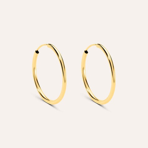 Orecchini A Cerchio Toujours Oro Giallo - Orecchini a Cerchio Donna | Stroili