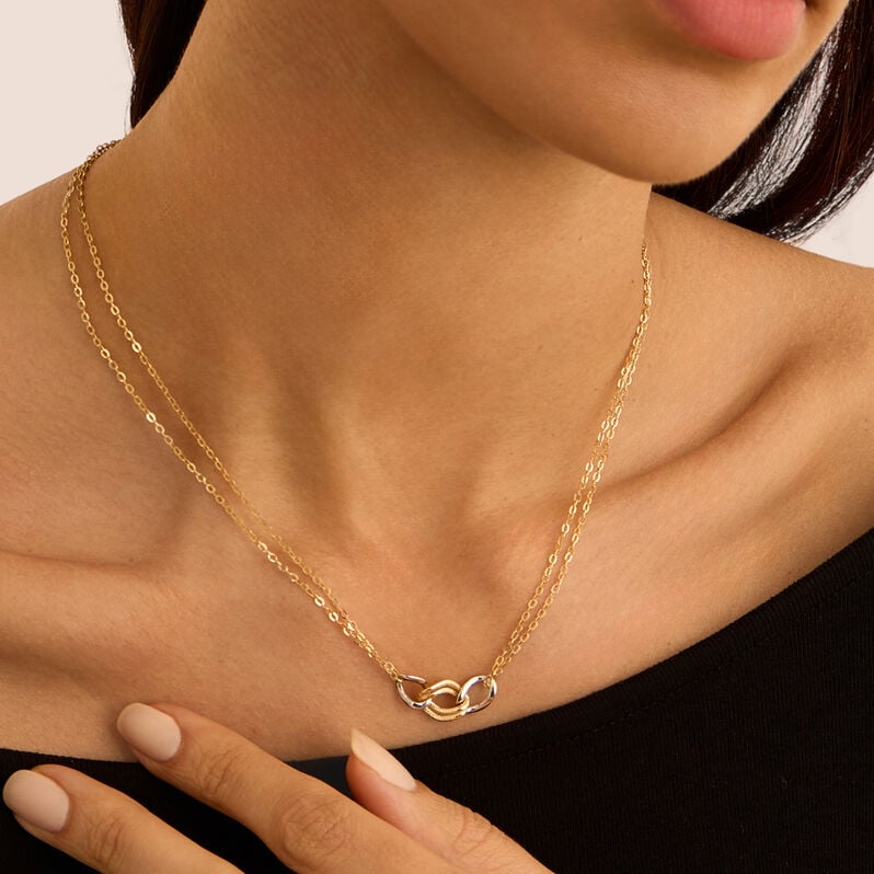 Catena Beverly Oro Bicolore - Collane Catena Donna | Stroili