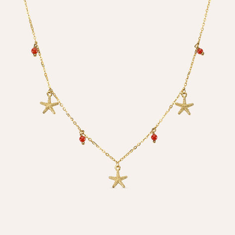 Collana Beverly Oro Giallo Corallo - Collane Donna | Stroili