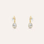 Orecchini Lobo Claire Oro Giallo Cubic Zirconia