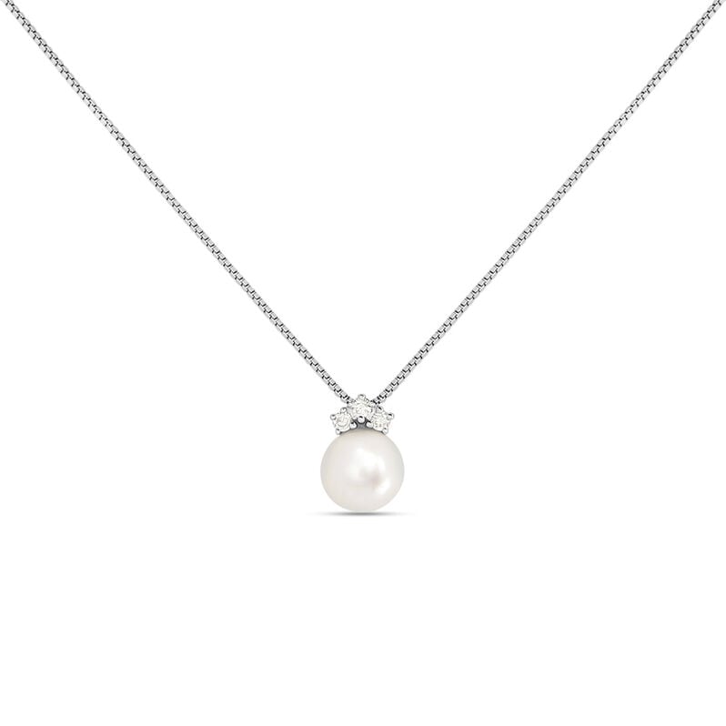 Collana Gabrielle Precious Oro Bianco Perla D'Acqua Dolce Diamante - Collane Donna | Stroili