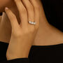 Anello Riviere Diamotion Oro Bianco Diamante