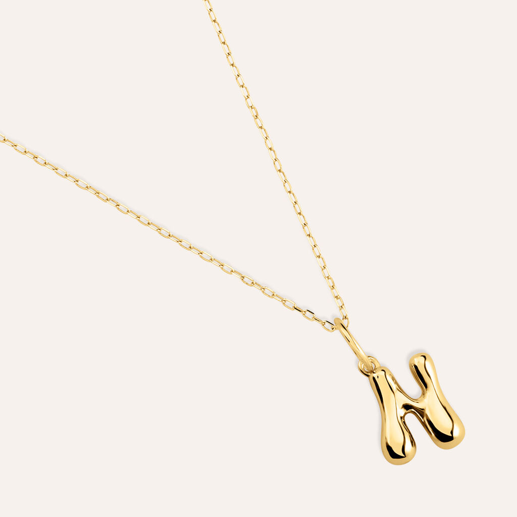 Pendente Love Beats Argento Dorato