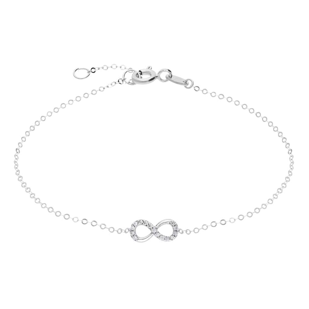 Bracciale Claire Oro Bianco Cubic Zirconia - Bracciali Amicizia Donna | Stroili
