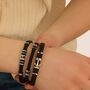 Bracciale Man Code Acciaio Bicolore Bianco / Nero