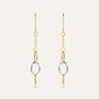 Orecchini Pendenti Beverly Oro Bicolore