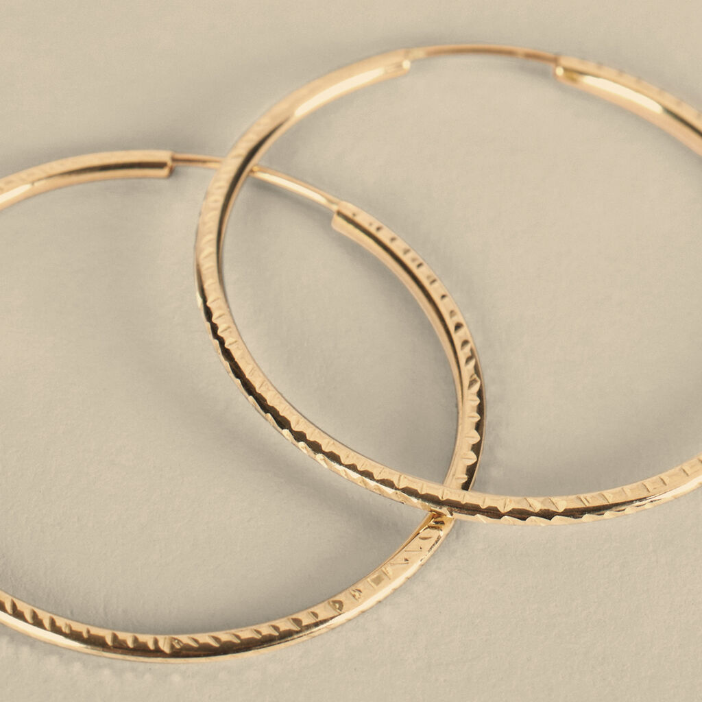 Orecchini A Cerchio Toujours Oro Giallo