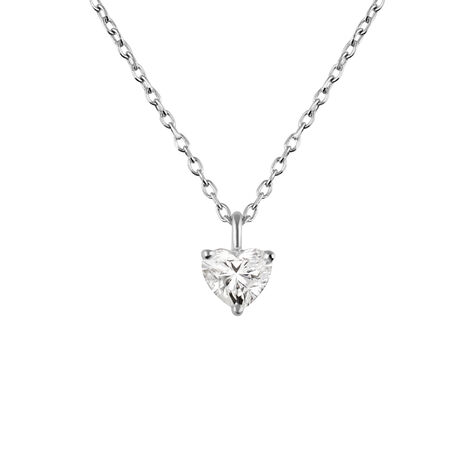 Collana Punto Luce Diamade Oro Bianco Diamante Lab-Grown - Collane Punto Luce Donna | Stroili