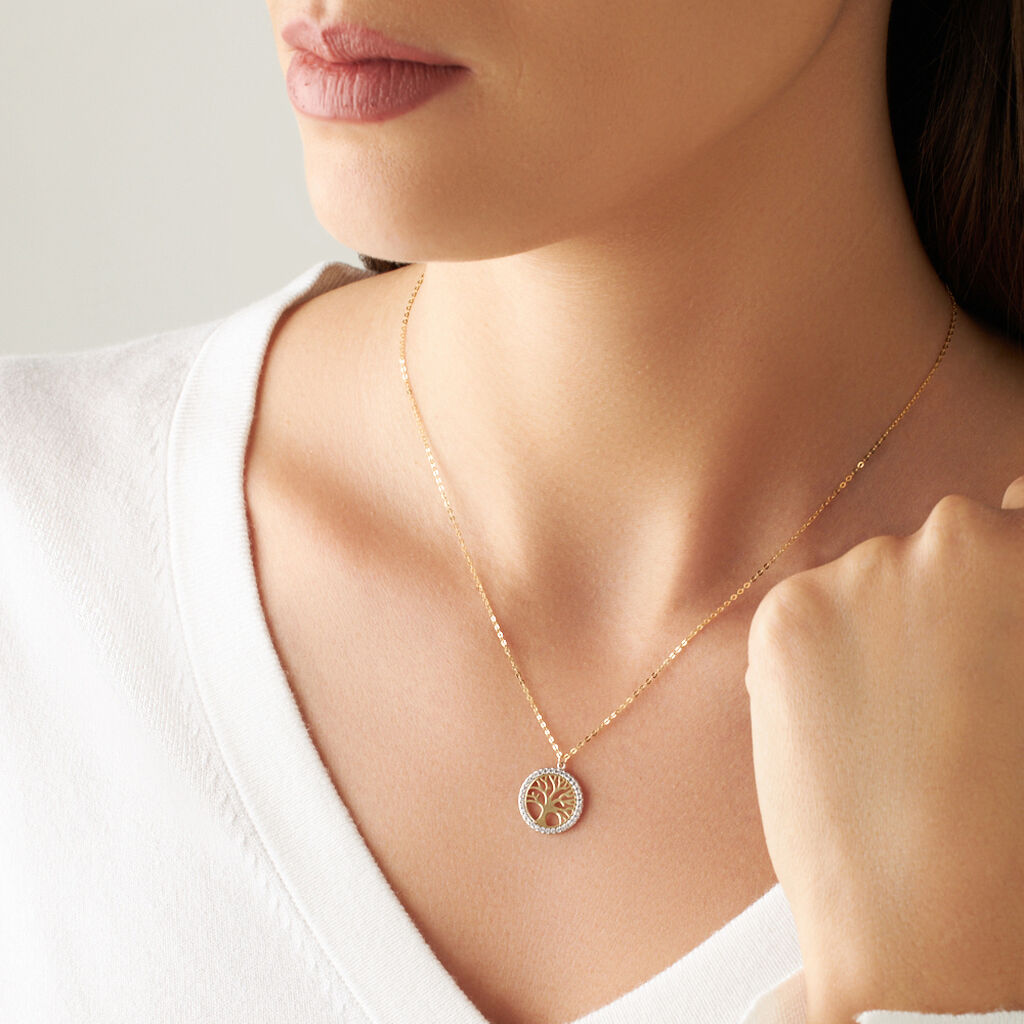 Collana Claire Oro Giallo Cubic Zirconia - Collane Donna | Stroili