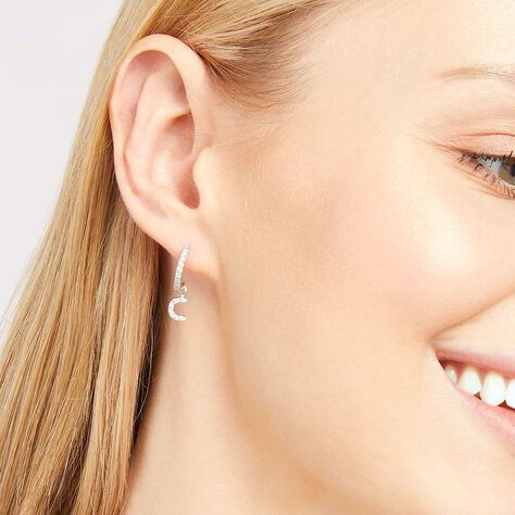 Mono Orecchino A Cerchio Silver Moments Argento Rodiato Cubic Zirconia - Mono Orecchino Donna | Stroili