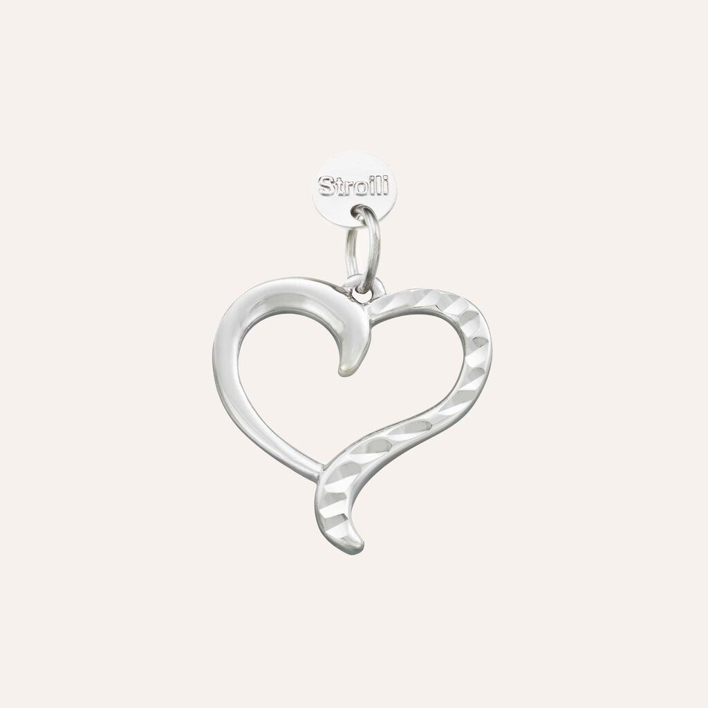 Pendente Love Beats Argento Rodiato