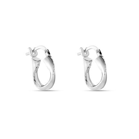 Orecchini A Cerchio Silver Collection Argento Rodiato - Orecchini a Cerchio Donna | Stroili