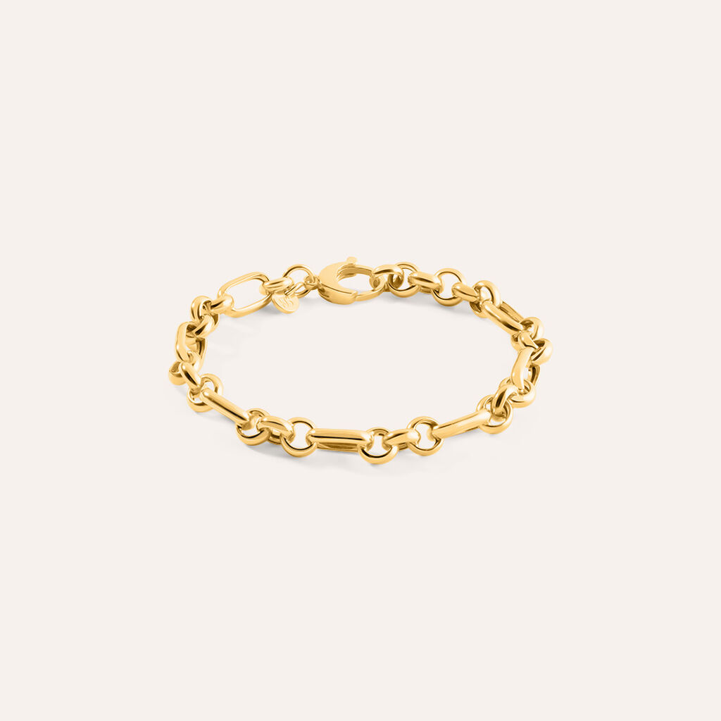 Bracciale Catena Silver Collection Argento Dorato