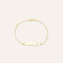 Bracciale Con Targhetta Religious Gold Oro Giallo