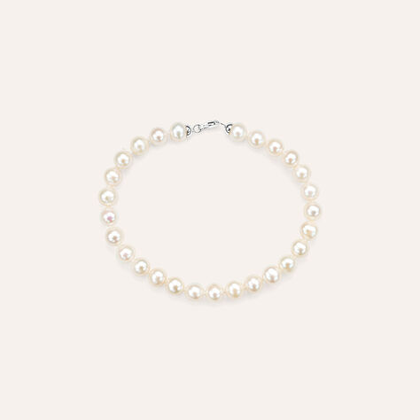 Bracciale Gabrielle Oro Bianco Perla D'Acqua Dolce - Bracciali Donna | Stroili