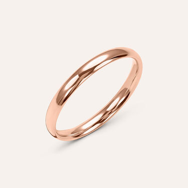 Fede Comoda Leggera 2.5 mm Oro Rosa