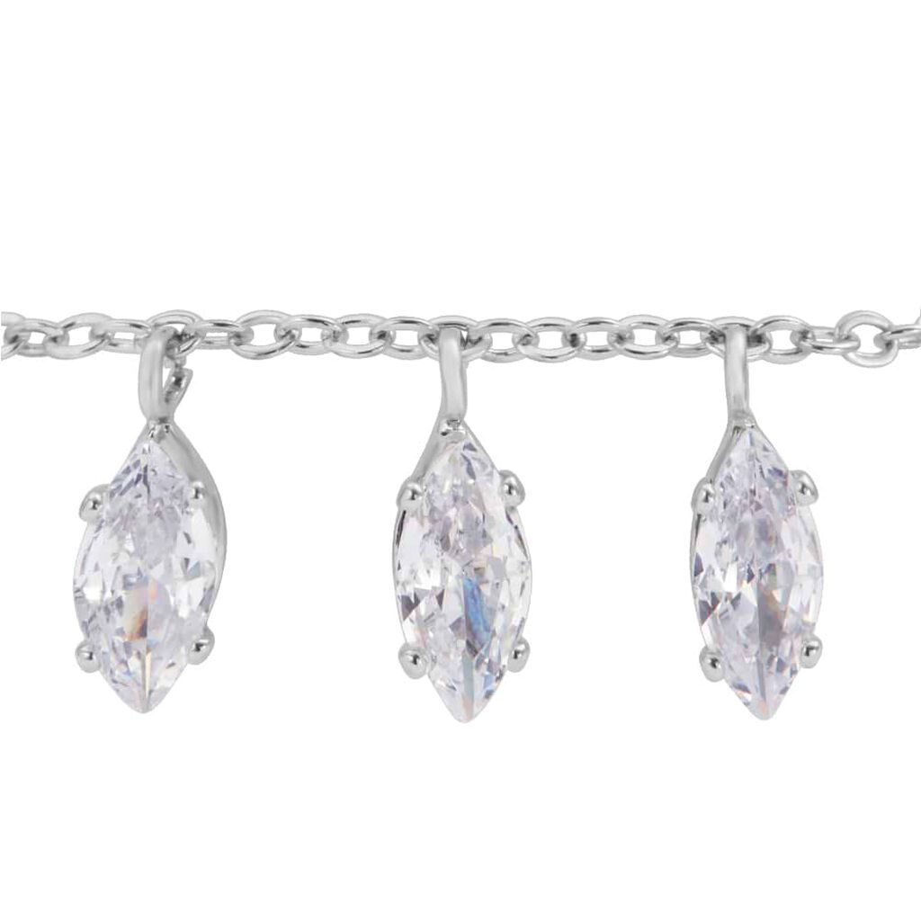 Bracciale Multi Punto Luce Romantic Shine Metallo Cristallo