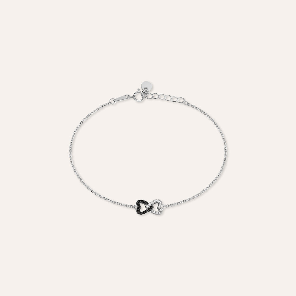 Bracciale Silver Shine Argento Rodiato Cubic Zirconia