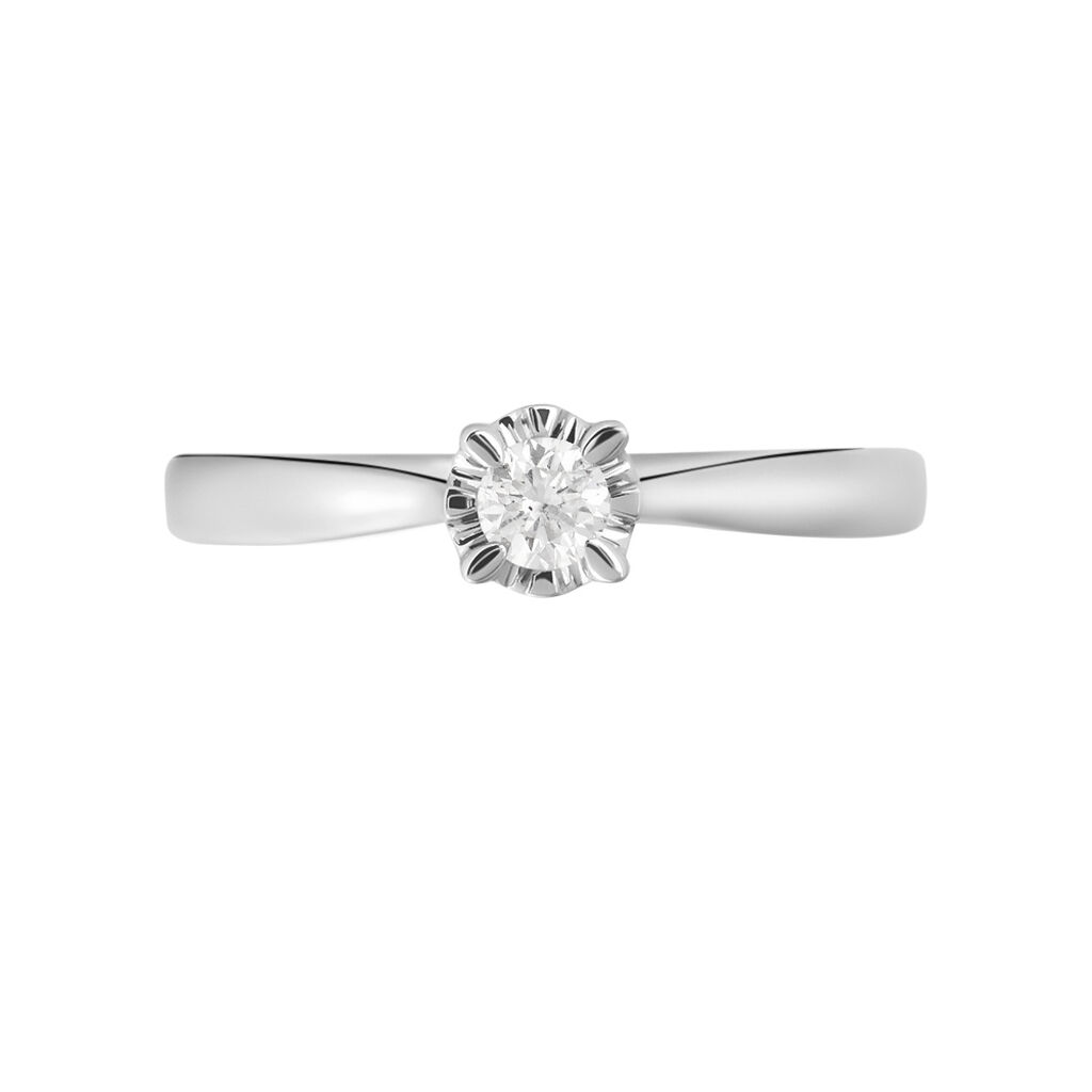 Anello Solitario Diamazing Oro Bianco Diamante