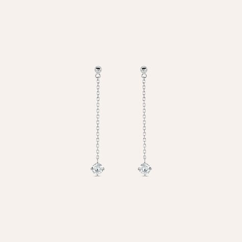 Orecchini Pendenti Punto Luce Silver Elegance Argento Rodiato Cubic Zirconia - Orecchini Pendenti Donna | Stroili