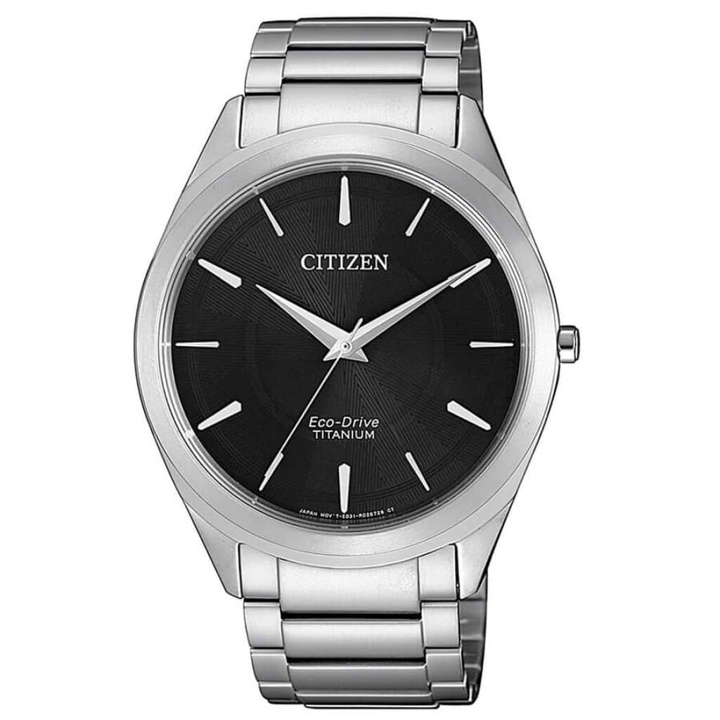 Orologio solo tempo Citizen con cinturino e cassa in super titanio argento - Orologi Uomo | Stroili