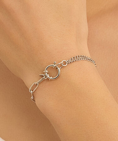 Bracciale Catena Silver Collection Argento Rodiato