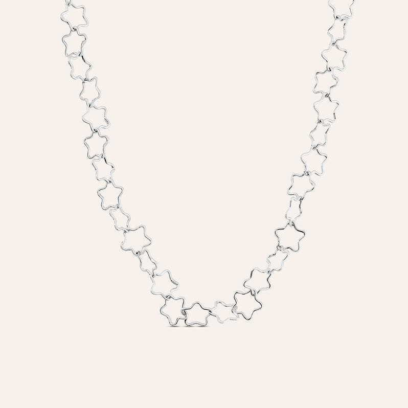 Girocollo Silver Collection Argento Stelle e Cubic zirconia - Collane Donna | Stroili