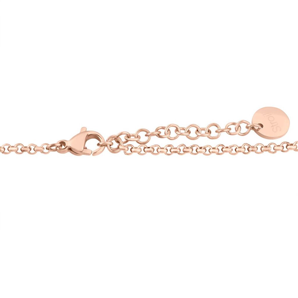 Bracciale Lady Sweet Acciaio Rosa Cristallo - Bracciali Love Donna | Stroili