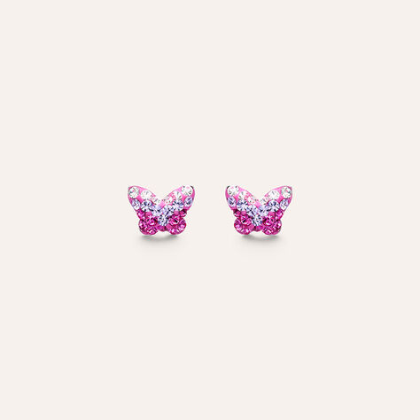 Orecchini Lobo Silver Baby Argento Rodiato Cristallo - Gioielli Bambino | Stroili