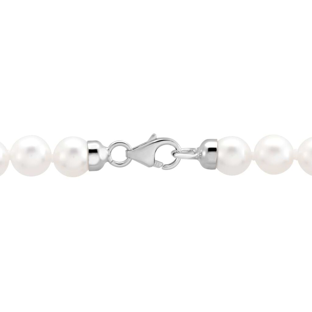 Bracciale Gabrielle Oro Bianco Perla D'Acqua Dolce Cristallo - Bracciali Donna | Stroili