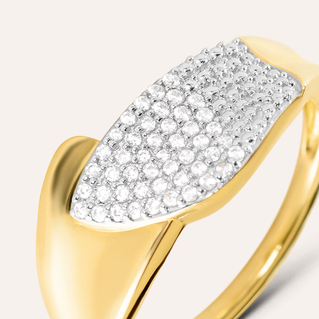Anello Fascia Sophia Oro Giallo Diamante