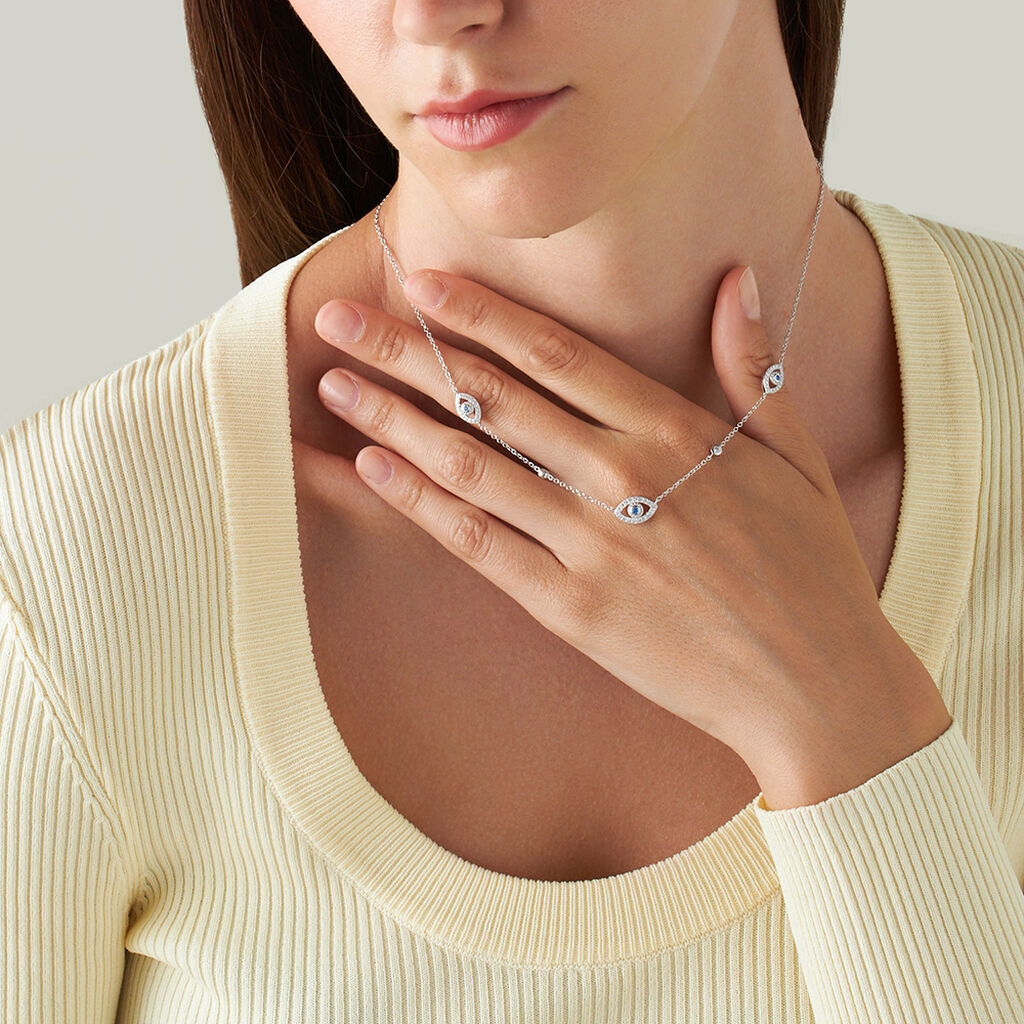 Collana Silver Moments Argento Rodiato Cubic Zirconia - Collane Donna | Stroili