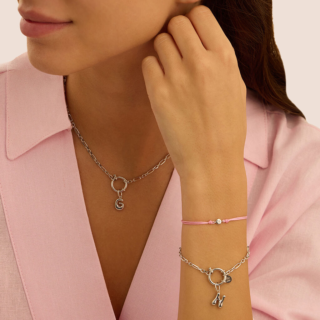 Bracciale Punto Luce Silver Diamonds Argento Rodiato Diamante Lab-Grown
