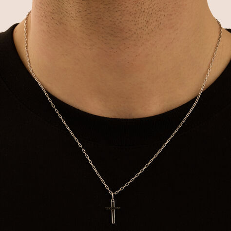 Pendente L'homme Diamant Oro Bianco Diamante - Ciondoli Uomo | Stroili