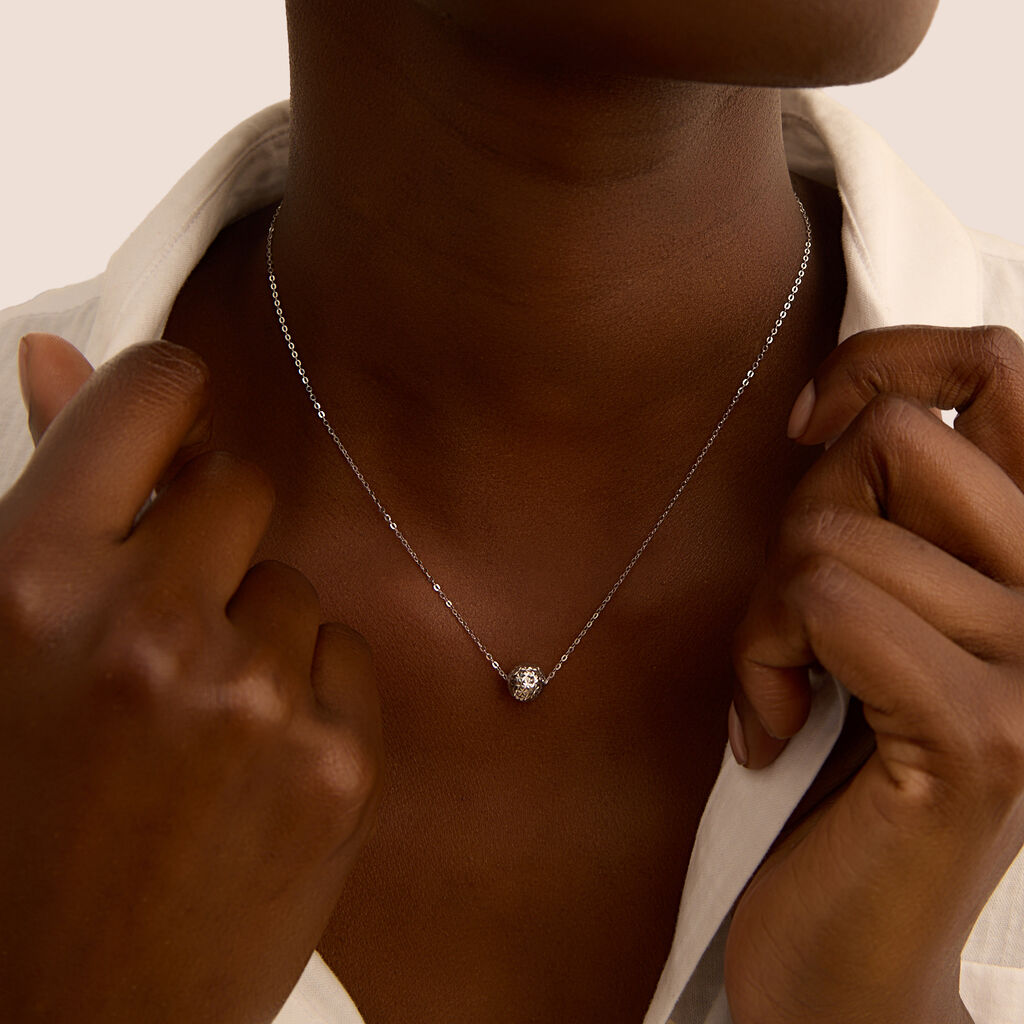 Collana Isabelle Oro Bianco