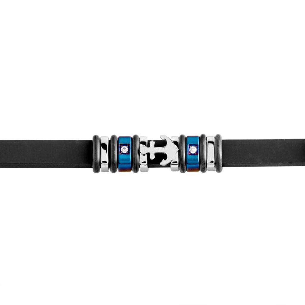Bracciale Man Code Acciaio Bicolore Cristallo - Bracciali Uomo | Stroili