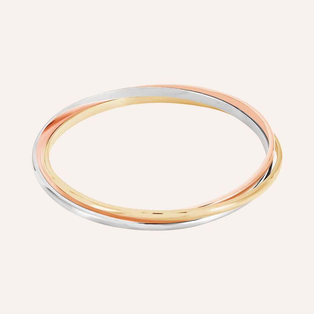 Bangle Golden Dream Placcato Oro Tricolore