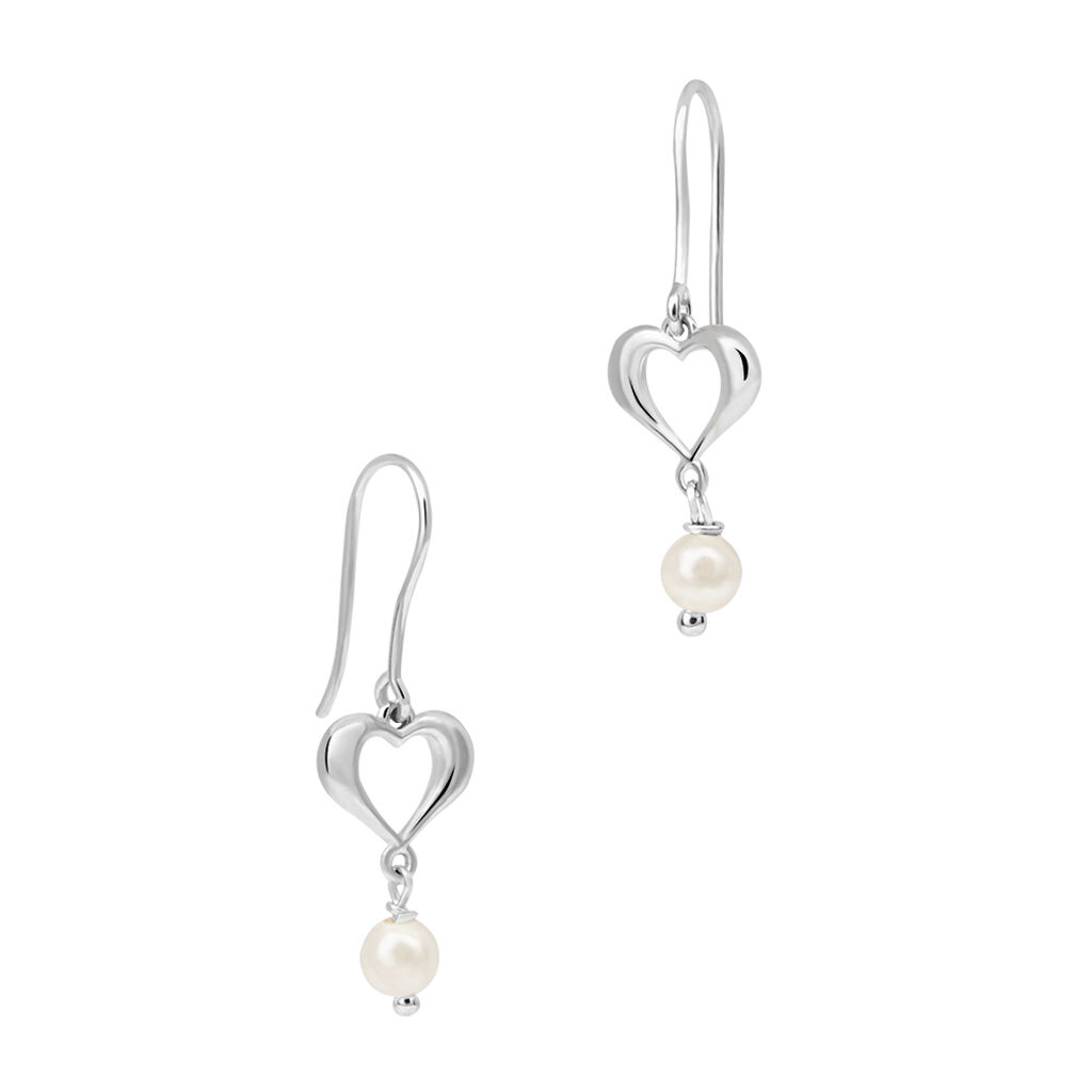 Orecchini Pendenti Silver Pearls Argento Rodiato Perla sintentica - Orecchini Pendenti Donna | Stroili