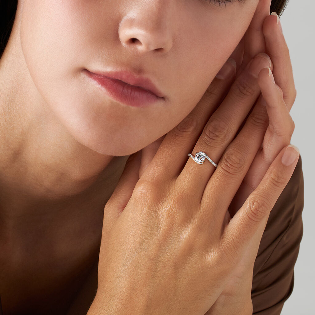 Anello Solitario Claire Oro Giallo Cubic Zirconia - Anelli con Pietre Donna | Stroili