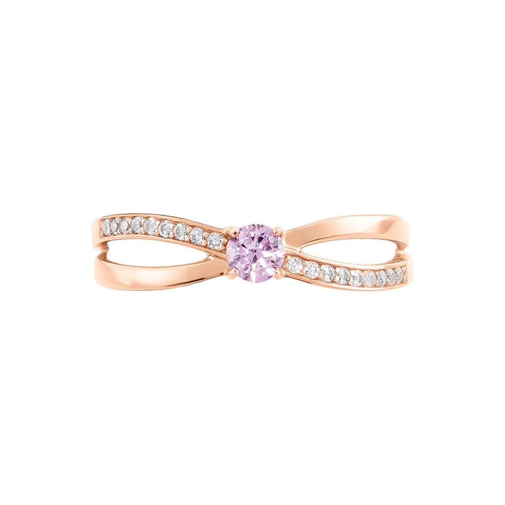 Anello Silver Rainbow Argento Rosa Cubic Zirconia - Anelli con Pietre Donna | Stroili