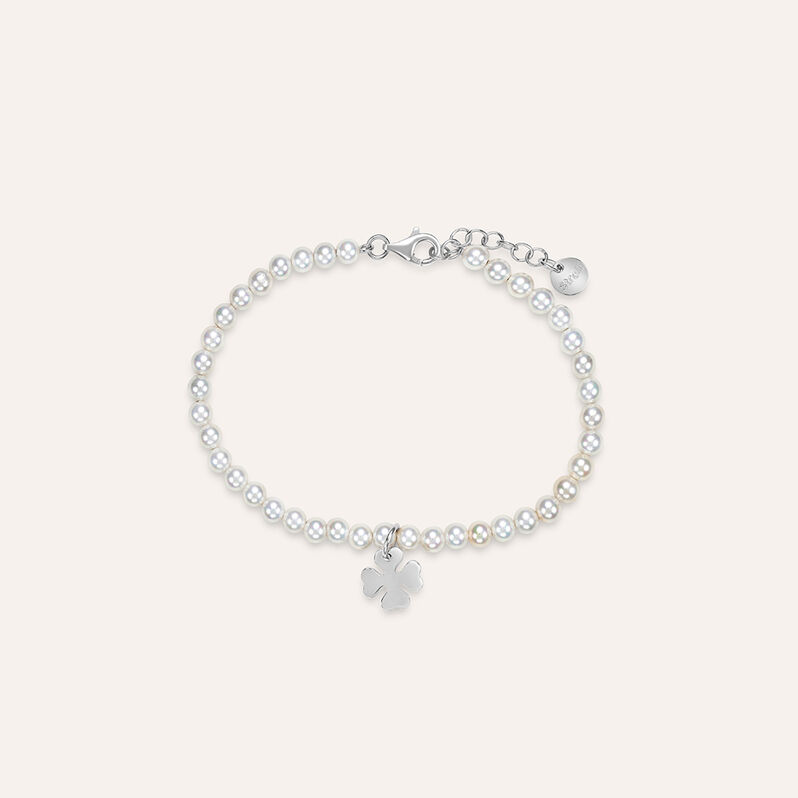 Bracciale Silver Pearls Argento Rodiato Perla sintentica - Bracciali Donna | Stroili
