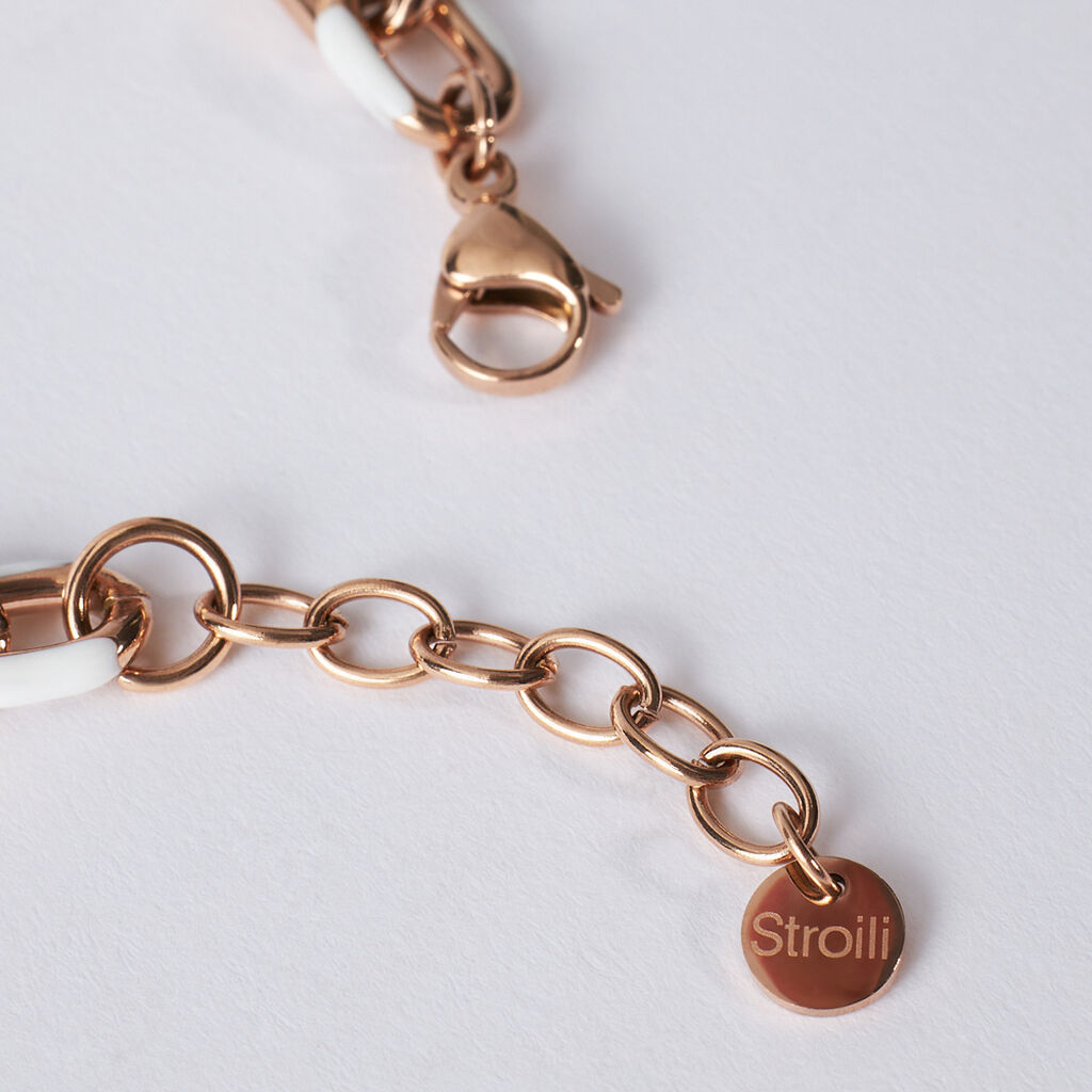 Bracciale Catena Lady Sweet Acciaio Rosa - Bracciali Donna | Stroili