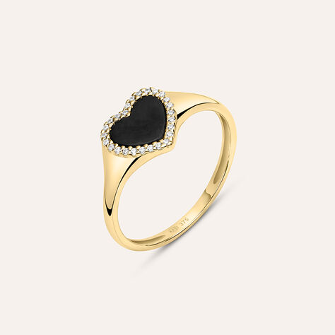 Anello Chevalier Beverly Oro Giallo Onice Cubic Zirconia - Anelli Chevalier Donna | Stroili