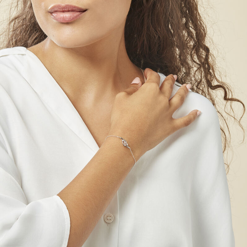 Bracciale Sophia Oro Bianco Diamante - Bracciali Donna | Stroili
