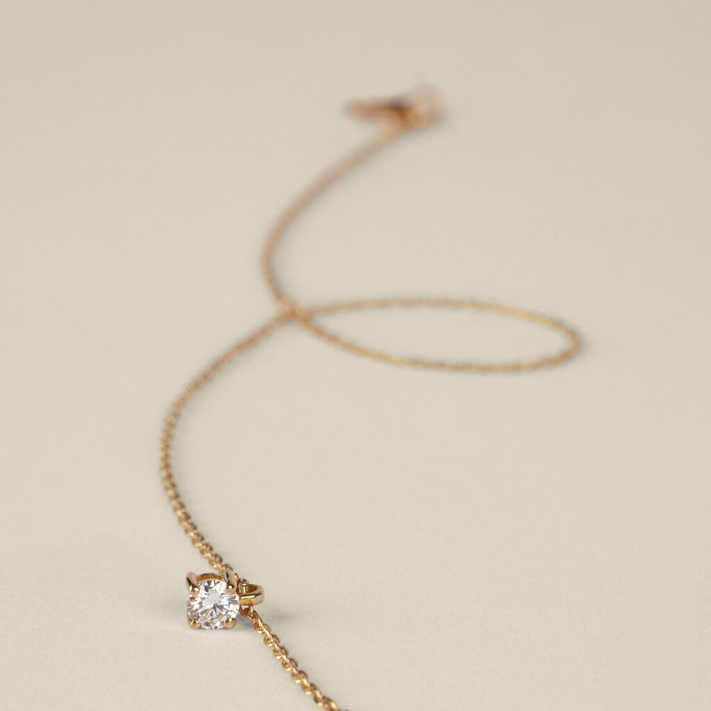 Collana Punto Luce Grace Oro Giallo Diamante