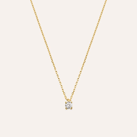 Collana Punto Luce Grace Oro Giallo Diamante - Collane Punto Luce Donna | Stroili