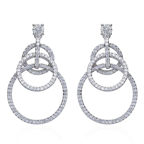 Orecchini Pendenti Silver Shine Argento Rodiato Cubic Zirconia - Orecchini Pendenti Donna | Stroili